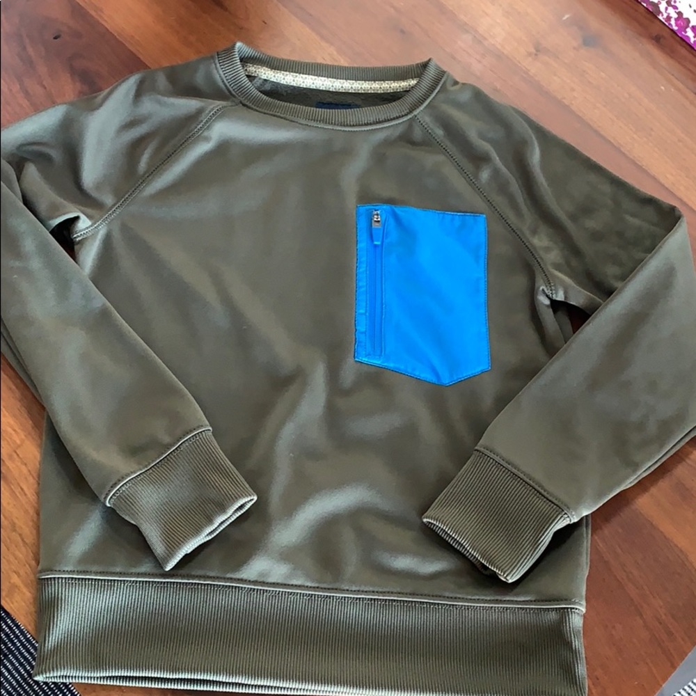 Gap tech fabric p/o sweatshirt